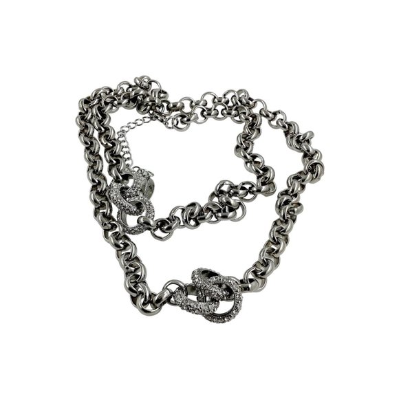 Coldwater Creek Accented Chain Necklace, 35.5 in, Grunge Style, Trendy, Gift - Picture 9 of 13